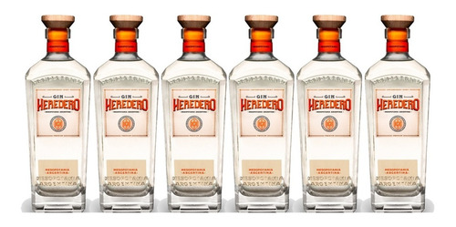 Gin Heredero Premium 750 Ml X 6 Unidades