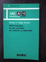 Comprar Reformulación De Acciones De Colación Y Reducción - Schuler