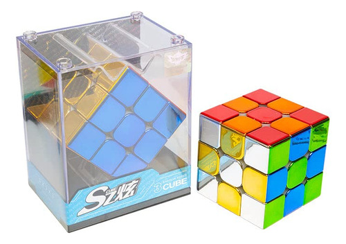 Cuberspeed Cyclone 3x3 Speed Cube Metálico Brillante Mmg