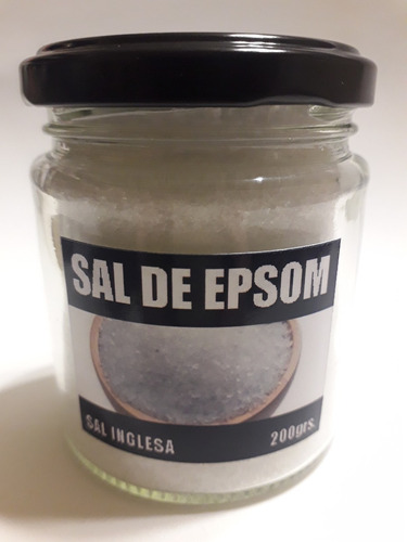 Sal De Epsom, Sal De Higuera, Sal Inglesa, Frasco De 200gs. 