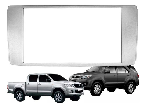 Marco Adaptador Estereo Toyota Hilux Srv/srv4 2din Plata