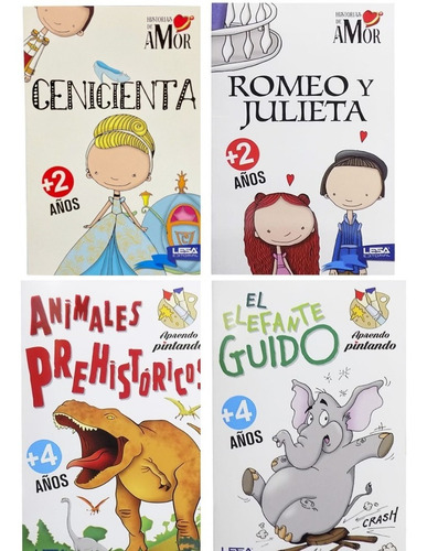 Imagen 2 de 3 de Libros De Cuento, Colorear O Actividades Pack X6