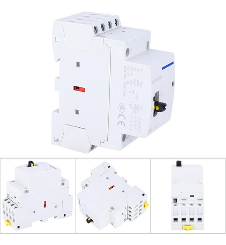 Imagen 7 de 8 de Bch8-25m 230v 4p 25a Hogar Ac Modular Contactor Con