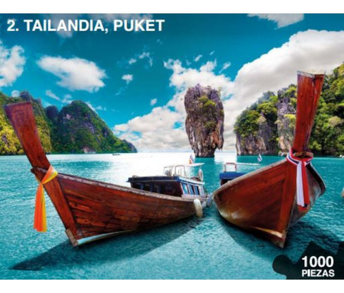 Rompecabezas 1000 Piezas Puzzle Tailandia Playa Phuket