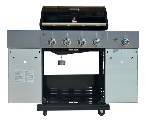 Imagem 10 de 10 de Churrasqueira A Gás Inox Estilo Char Broiler 4 Queimadores