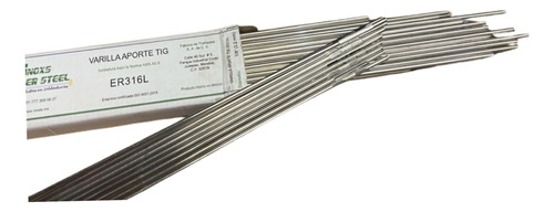 Varilla D/soldadura Aporte Inox Super Steel Er316l 3/32 5kgs