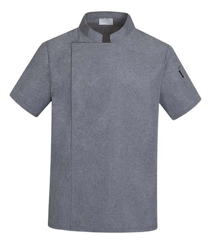 Chaqueta De Chef Ropa De Camarera Ropa De Chef De Gris L