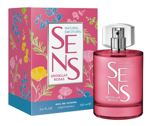 Perfume Sens Natural Emotions Grosellas Rosas Edt 100 Ml