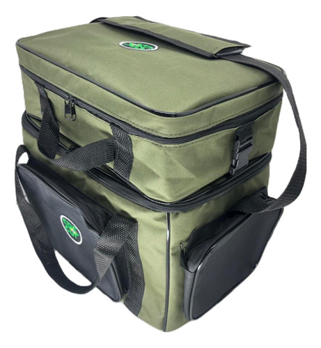 Bolsa Pesca Apetrecho Connection Com Porta Carretilhas Verde