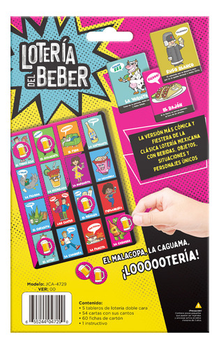 Juego Lotería Del Beber Versión De Viaje | Ideal Para Reuniones Con Amigos Fiesta Portátil Adultos Divertido Regalo