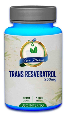 Trans Resveratrol 120 Capsulas 250mg - Promoção