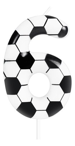 Velas De Cumpleaños De Fútbol Con Temática 6º