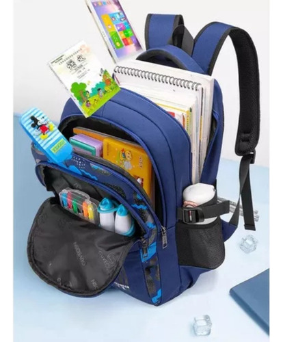Mochila Ortopédica Infantil, Astronauta, Impermeable 2025 Ne