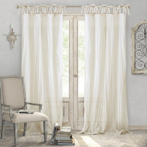 Elrene Home Fashions Cortina De Cortina De Ventana De Un Sol