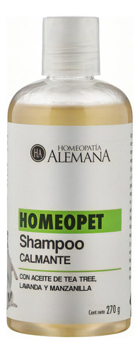 Homeopet Shampoo Para Mascotas Fragancia Manzanilla