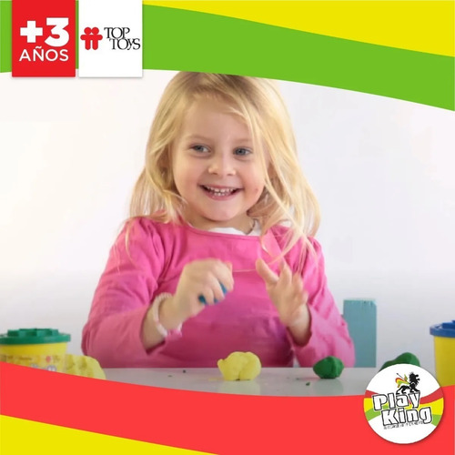 Imagen 5 de 7 de Smooshi X 3 Potes Masa Flores Con Molde Playking