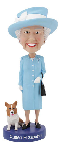 Reina Isabel Ii Bobblehead Estatua Coleccionable Con Métrica