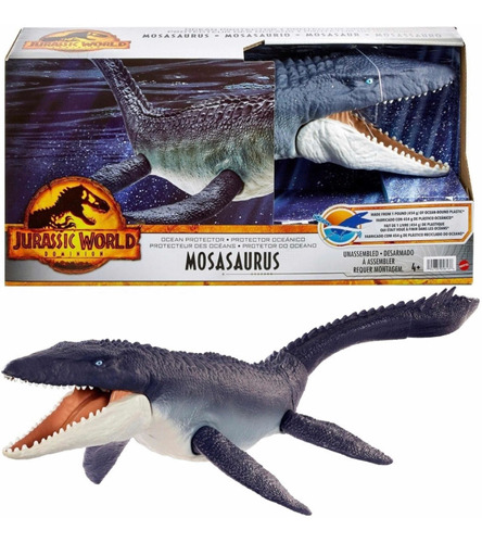 Mosasaurus Jurassic World Textura Realista 71 Cm Mosasaurio