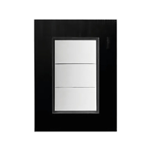 Plaqueta Negro Anodizado 3m C/bastidor En Blister