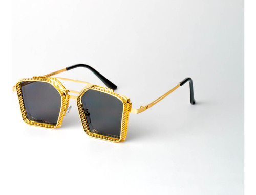 Lentes De Sol Steampunk Montura Grande Cuadrada Unisex