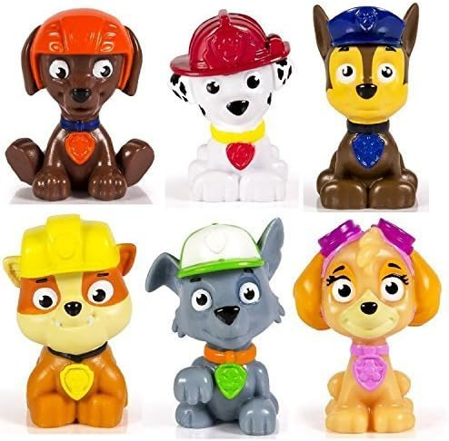 Mini Figuras De Patrulla De Patas De Niños De 6 - Rocky, Zum