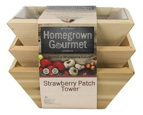 Architec Homegrown Gourmet Strawberry Patch Torre Cedar Pla