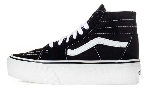 Tenis Vans Sk8 Hi Tapered Stackform - 5jmkbmx - Negro - Mujer