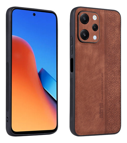 B Funda Trasera Retro Para Ropa De Piel Xiaomi Redmi 12