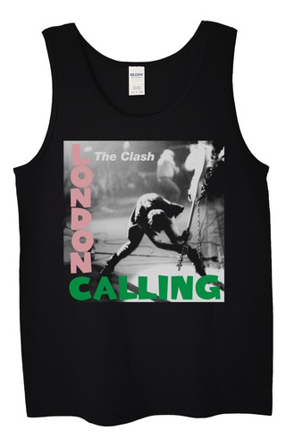 Polera Musculosa The Clash London Calling Punk Abominatron