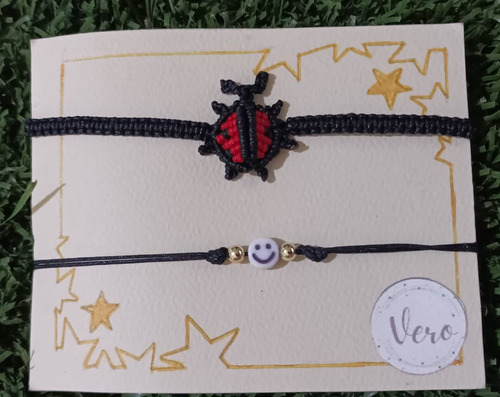 Pulseras Tejido Macramé Coquito