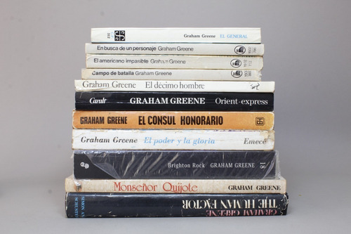 Lote 11 Libros Graham Greene Novelas Ad3