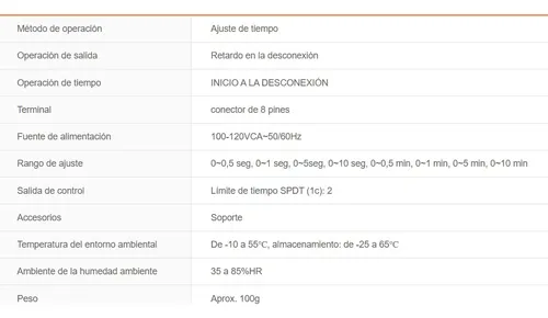 Temporizador Timer Análogo Al Reposo Autonics Serie At8pmn-6