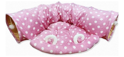 Tunel Cama Plegable Para Gatos Mascotas Portátil Interactivo