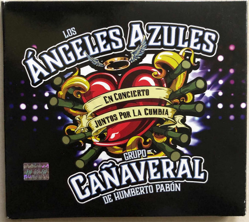 Los Angeles Azules Y Grupo Cañaveral 2 Cds Y Dvd Juntos Por