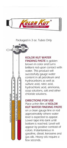 Pasta Kolor Kut (2 Pza) Para Medir Agua !!no Facturamos!!
