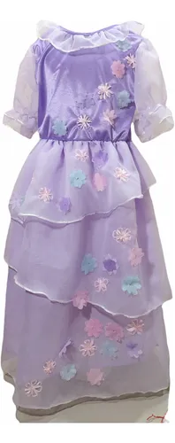 comprar Disfraz Isabela Madrigal Encanto Vestido Bordado A Mano Flor