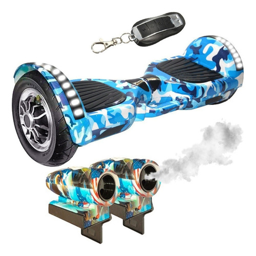 Skate Hoverboard Led+ Sprayer Humo+ Bluetooth+control El Rey