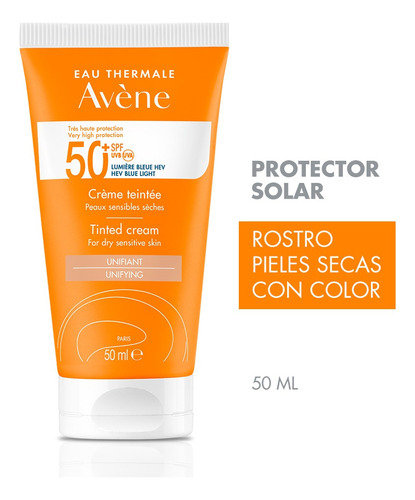 Avene Protector Solar Crema Triasorb Spf50 Con Color 50ml