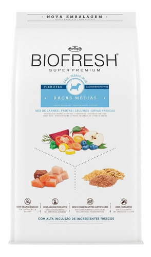 Biofresh Super Premium Filhote Raza Mediana 15 Kg Con Regalo