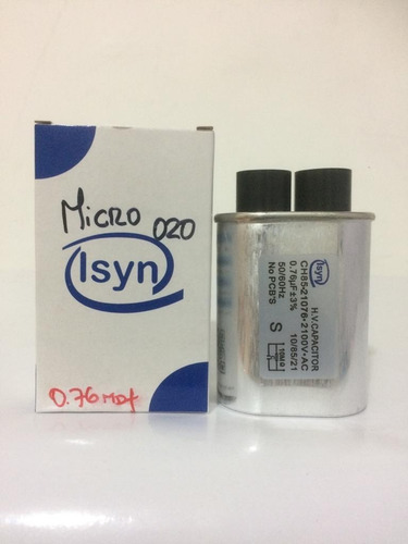 Imagen 4 de 5 de Capacitor Microondas 0.76 Uf X 2100vac