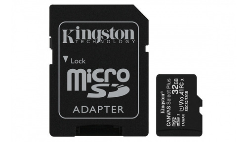 Memoria Micro Sd Kingston 32gb Uhs I Cl10 Con Adaptador