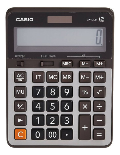 Calculadora Casio De Mesa Gx-120b/ 12 Digitos 