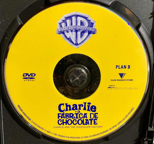 Dvd Charlie Y La Fábrica De Chocolates Película Origina 2005 (Usado)