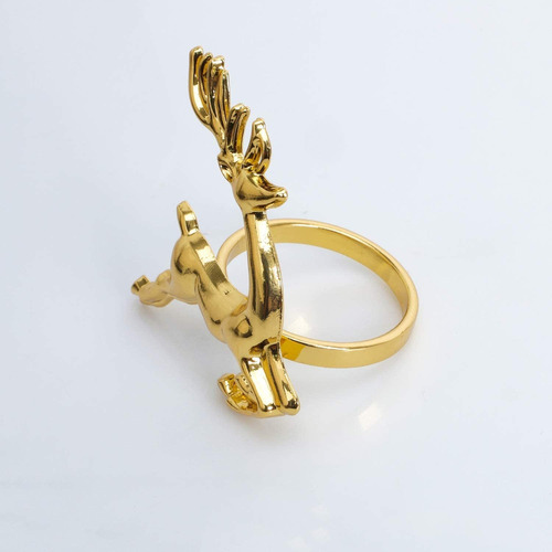 Mz 12pcs Servilleteros Elk Chic For Navidad Acción Gracias