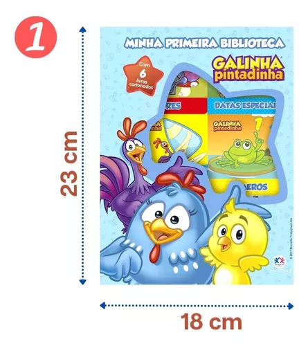 Livro Infantil Passatempos Da Galinha Pintadinha De Colorir Ciranda  Cultural - Papelaria Criativa