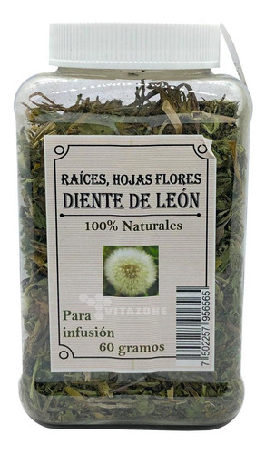Imagen 1 de 2 de Diente De León Hojas Para Infusión 60 Grs 100% Naturales