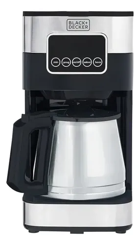 Cafeteira Elétrica Inox Black Decker CM350G Capacidade 1,5L