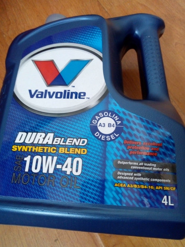 Aceite Valvoline Durablend 10w40 4l