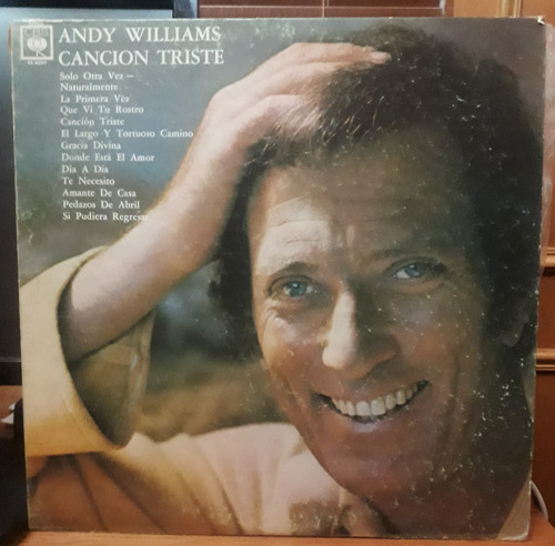 Andy Williams Canción Triste Disco Lp Vinilo