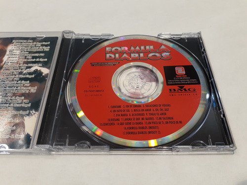 Formula Diablos, Formula Diablos - Cd 1996 España Ex 8/10 (Usado)